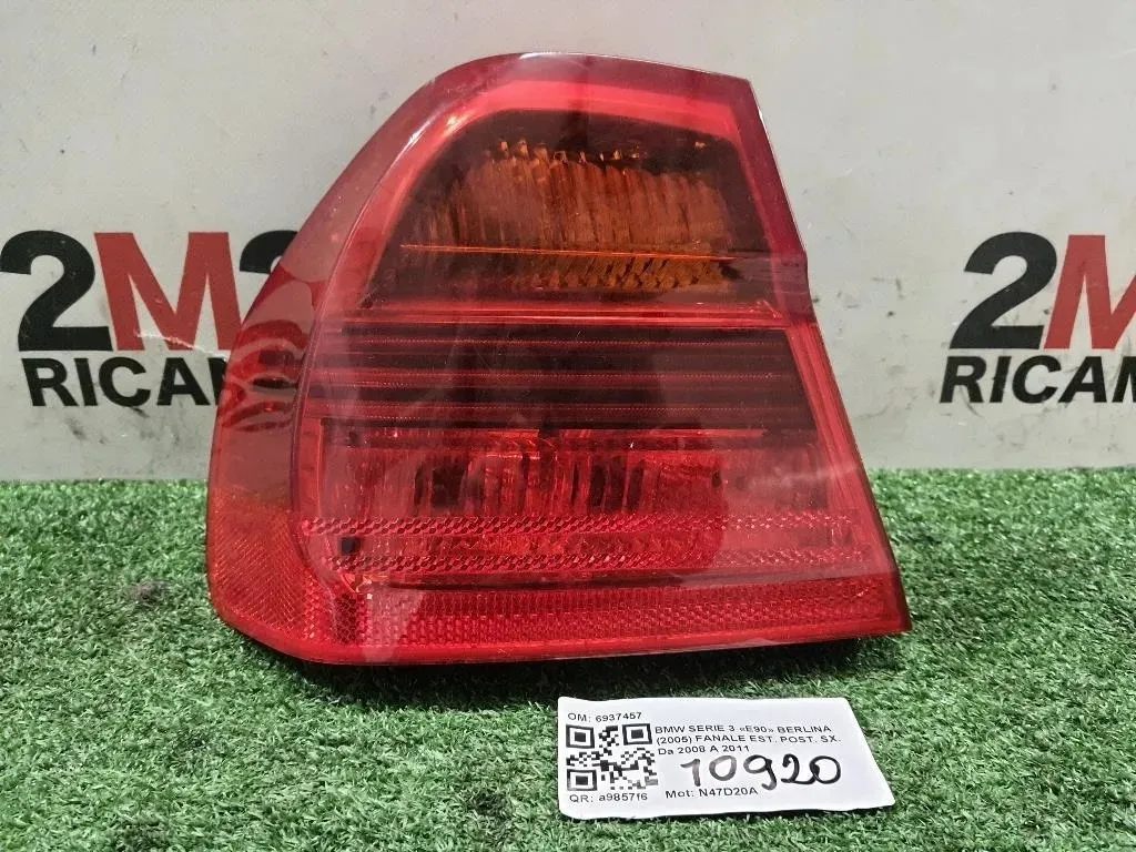 Fanale EST POST SX 6937457 Bmw Serie 3 E90 Berlina 2005