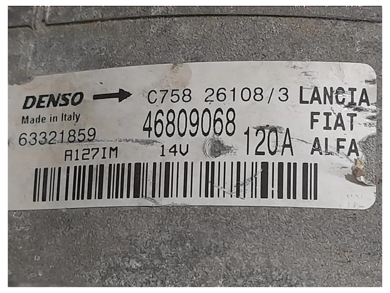 Alternatore 46809068 Alfa Romeo 156 II 2003