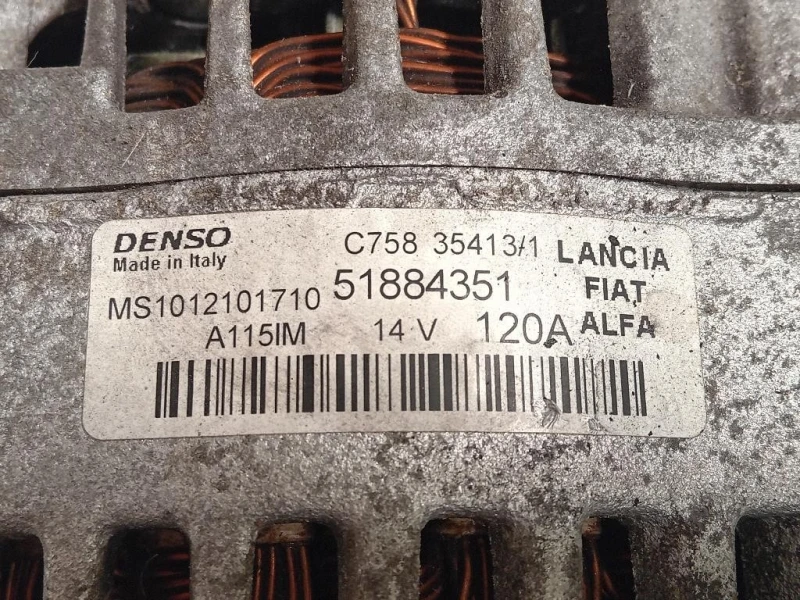 Alternatore 51884351 Alfa Romeo Giulietta 2013