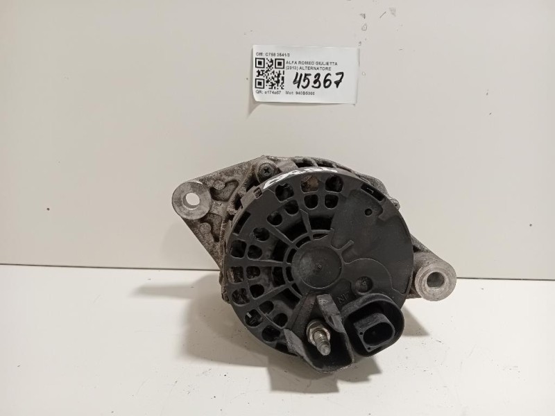 Alternatore 51884351 Alfa Romeo Giulietta 2013