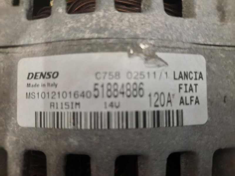 Alternatore 51884886 Alfa Romeo Giulietta 2010