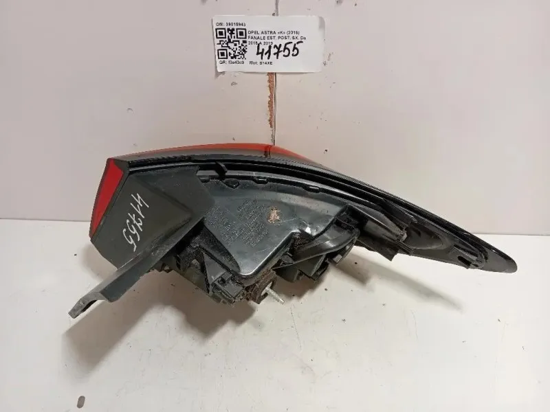 Fanale EST POST SX 39015943 Opel Astra K 2016
