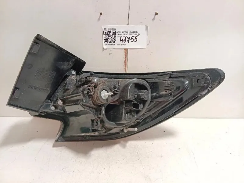 Fanale EST POST SX 39015943 Opel Astra K 2016