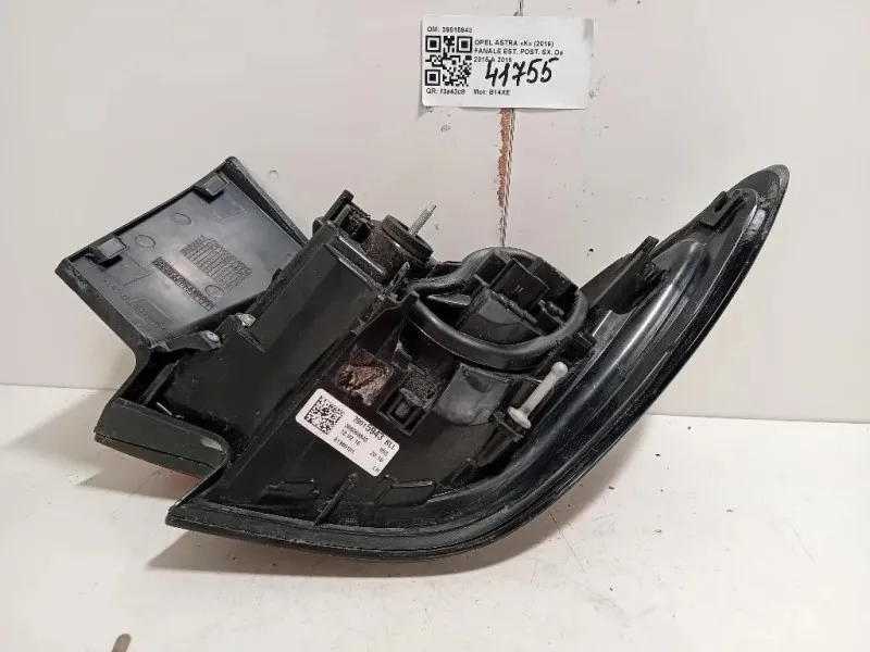 Fanale EST POST SX 39015943 Opel Astra K 2016