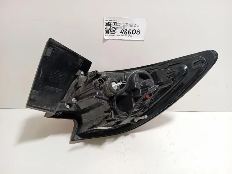 Fanale EST POST SX 39015943 Opel Astra K 2016