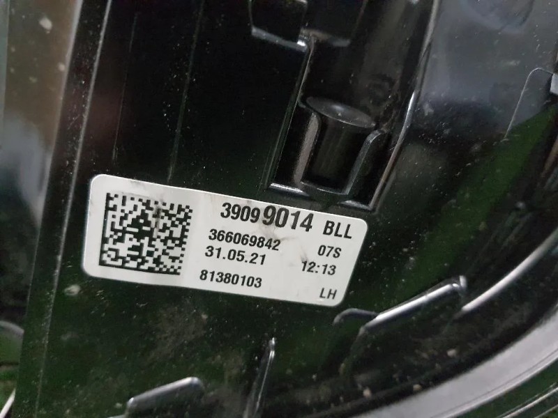 Fanale EST POST SX 39099014 Opel Astra K 2019