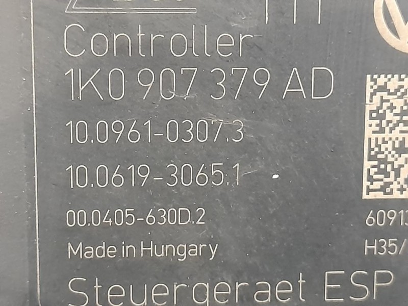 ABS Gruppo ANT 1K0907379AD AUDI GOLF Volkswagen GOLF VI 2009