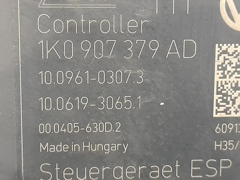 ABS Gruppo ANT 1K0907379AD AUDI GOLF Volkswagen GOLF VI 2009