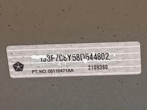 Parafango ANT DX K05054316AB Jeep Patriot 2007