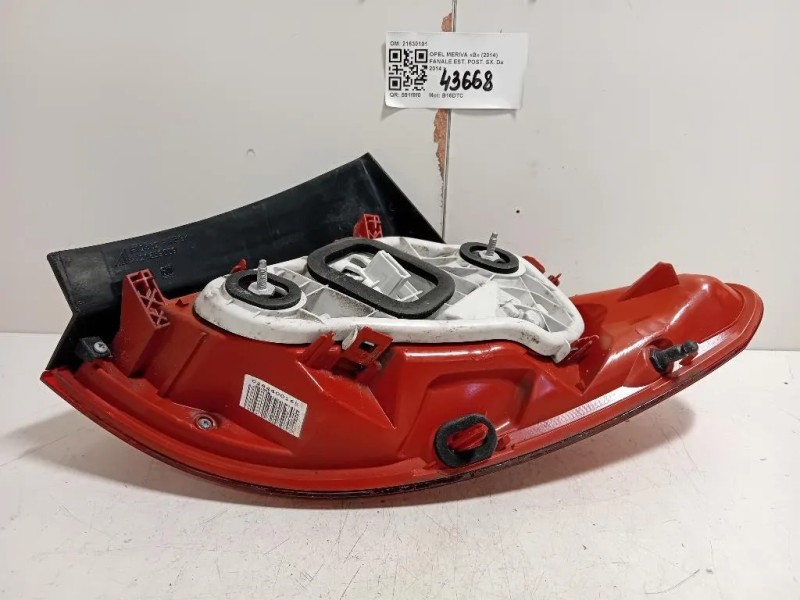 Fanale EST POST SX 21630101 Opel Meriva B 2014