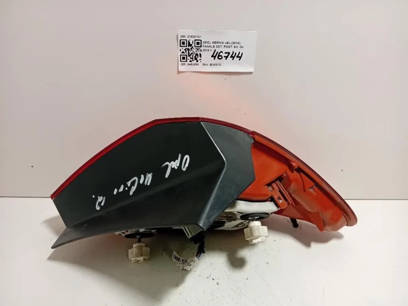 Fanale EST POST SX 21630101 Opel Meriva B 2014