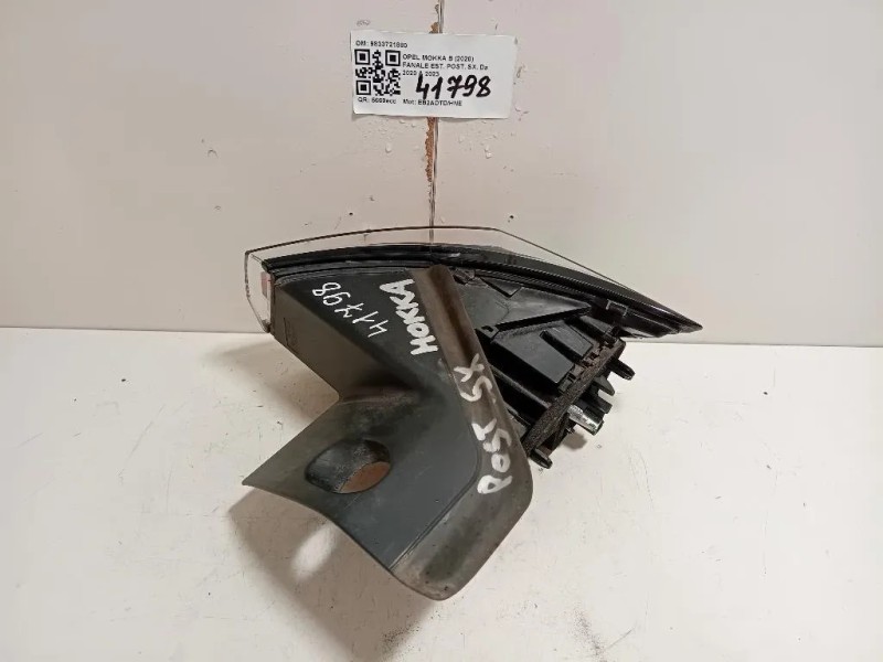Fanale EST POST SX 9833721880 Opel Mokka B 2020