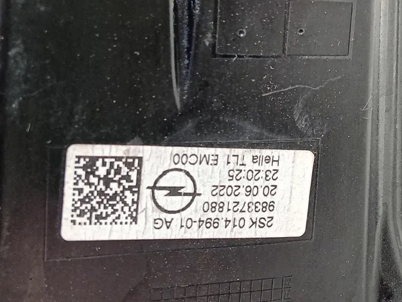 Fanale EST POST SX 9833721880 Opel Mokka B 2020