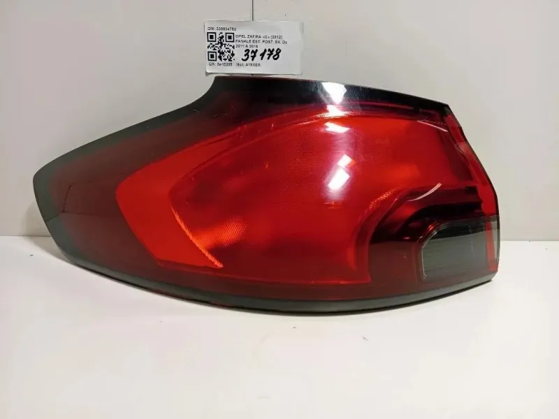 Fanale EST POST SX 338834753 Opel Zafira C 2012