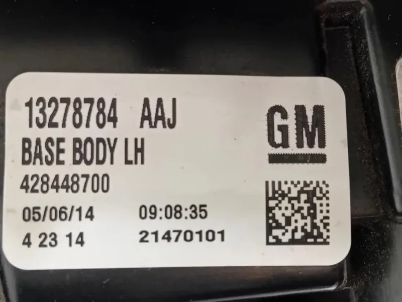 Fanale EST POST SX 13278784 Opel Zafira C 2012