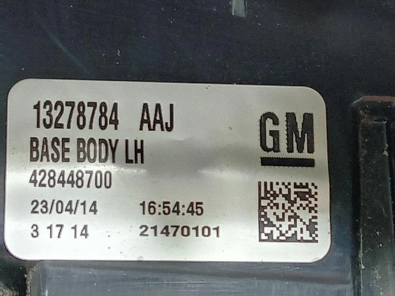 Fanale EST POST SX 13278784 Opel Zafira C 2012