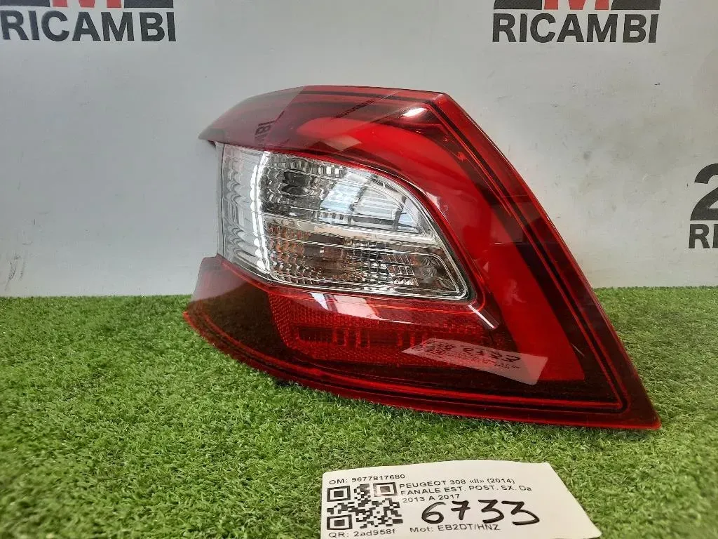 Fanale EST POST SX 9677817680 Peugeot 308 II 2014