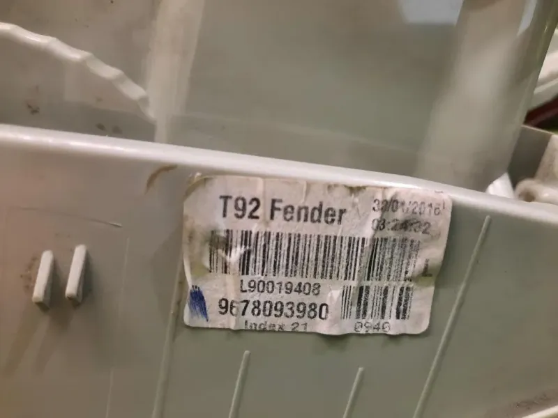 Fanale EST POST SX 9678093980 Peugeot 308 II 2014