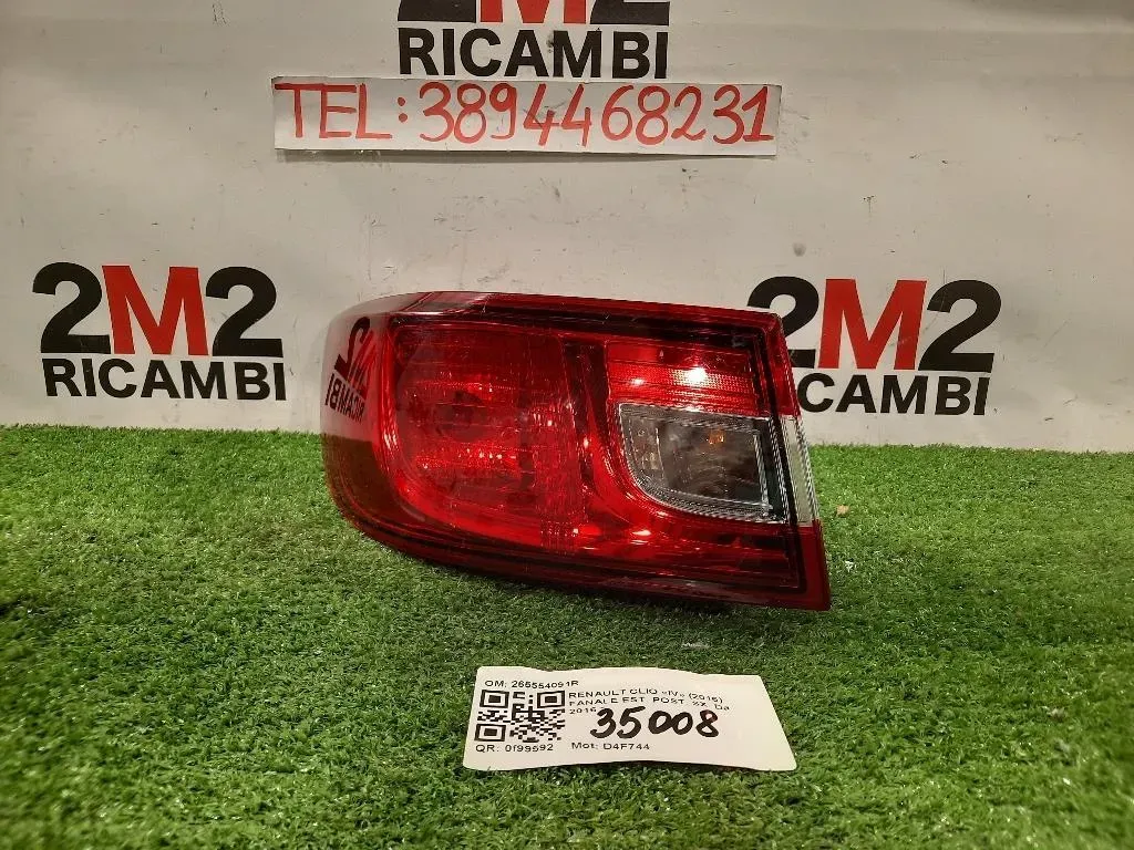 Fanale EST POST SX 265554091R Renault CLIO IV 2016