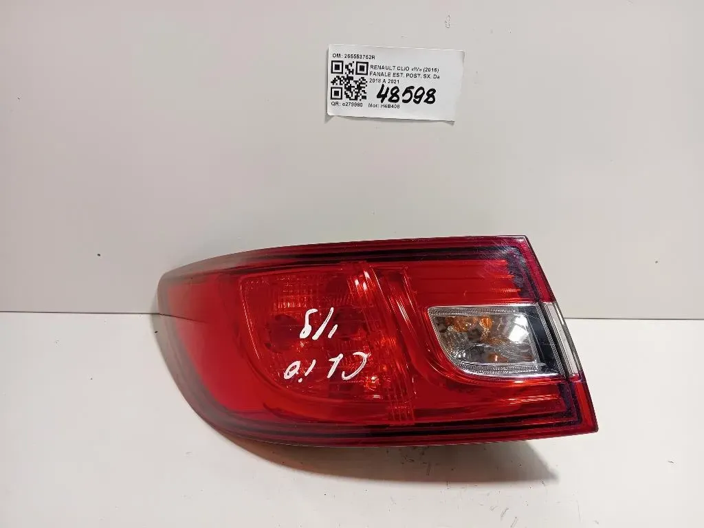 Fanale EST POST SX 265553752R Renault CLIO IV 2016