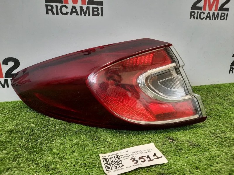 Fanale EST POST SX 265550007R Renault Mégane III 2009