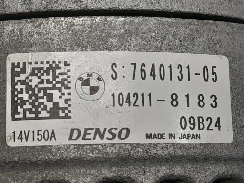 Alternatore 7640131 104211-8183 Bmw Serie 3 F30 Berlina 2012