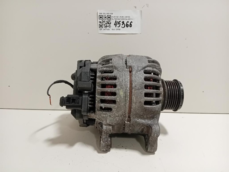 Alternatore 03L 903 023 Audi Q3 8UB 2012