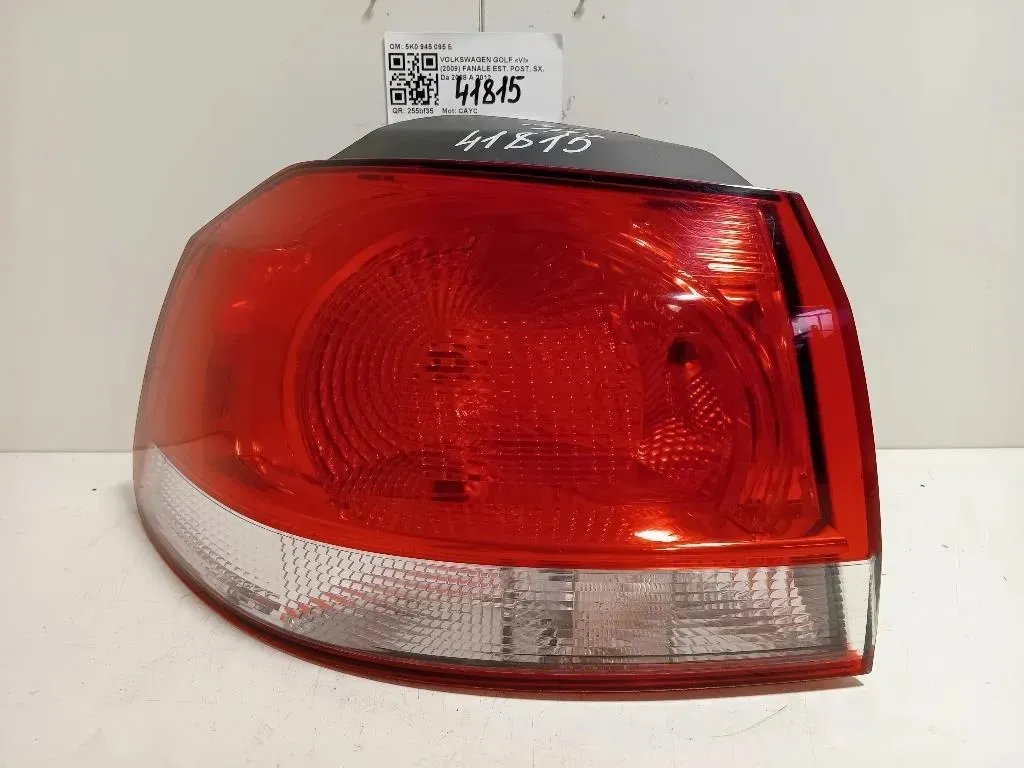 Fanale EST POST SX 5K0945095E Volkswagen GOLF VI 2009