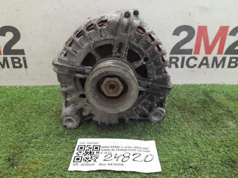 Alternatore 7802261 Bmw Serie 3 E90 Berlina 2005