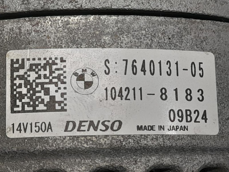 Alternatore 7640131 104211-8183 Bmw Serie 3 F30 Berlina 2012