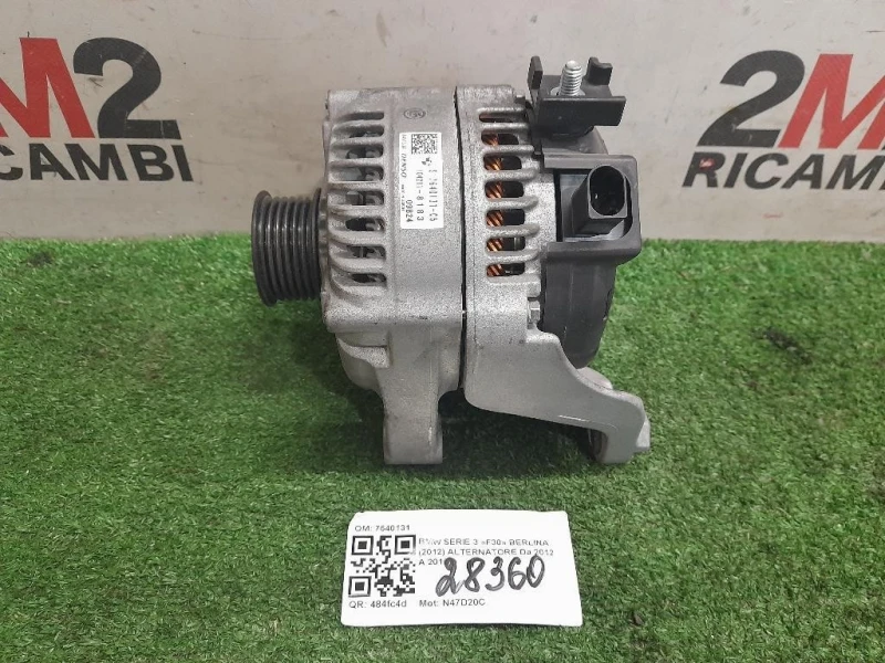 Alternatore 7640131 104211-8183 Bmw Serie 3 F30 Berlina 2012