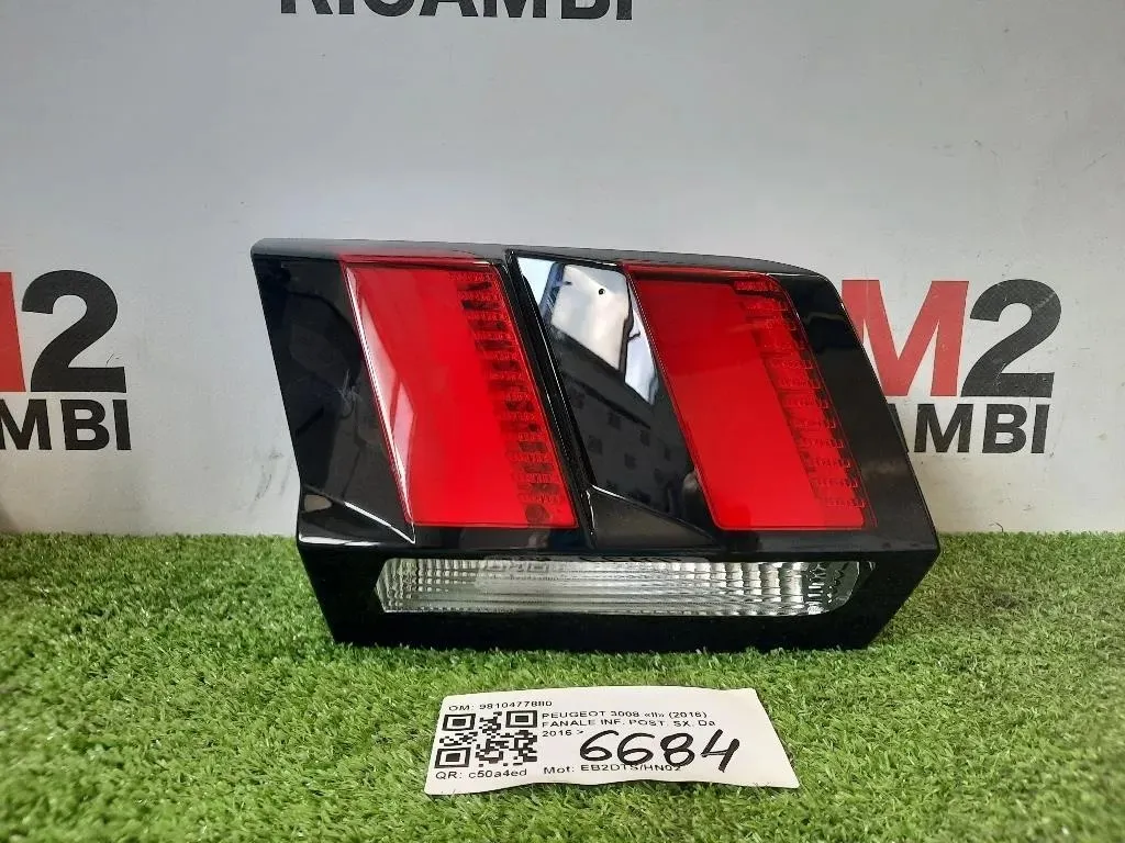 Fanale INF POST SX 9810477880 Peugeot 3008 II 2016