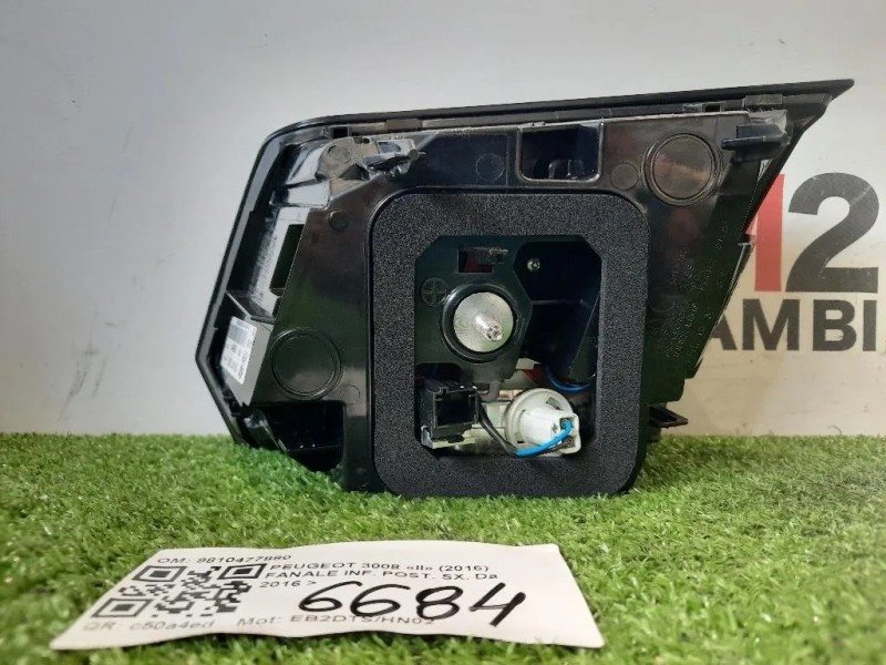 Fanale INF POST SX 9810477880 Peugeot 3008 II 2016