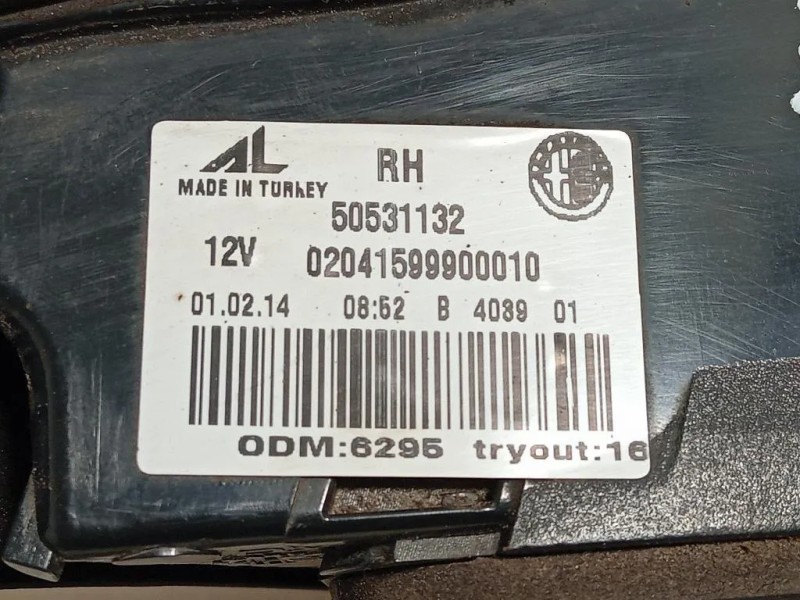 Fanale INT POST DX 50531132 Alfa Romeo Giulietta 2010