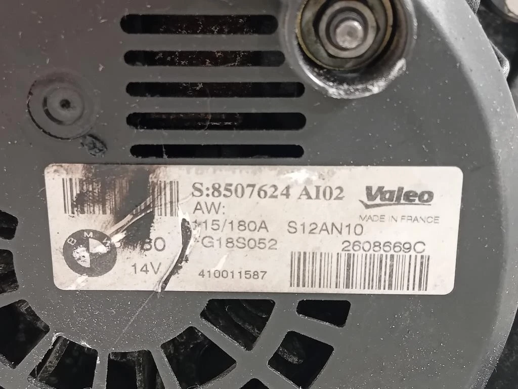 Alternatore 8507624 Bmw Serie 3 F31 Touring 2012