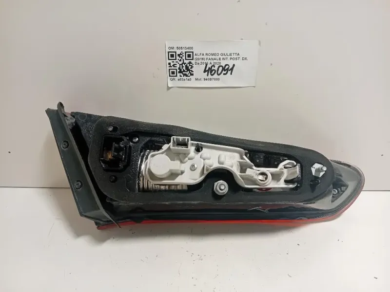 Fanale INT POST DX 50513400 Alfa Romeo Giulietta 2016