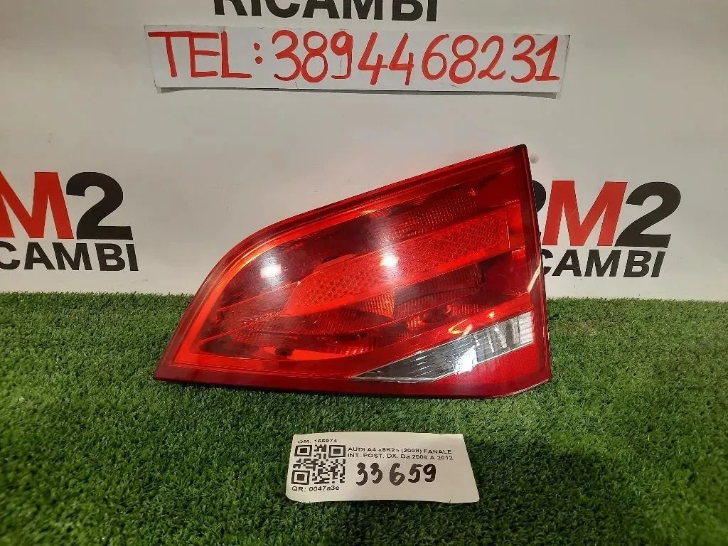 Fanale INT POST DX 8K5945094K Audi A4 8K2 2008
