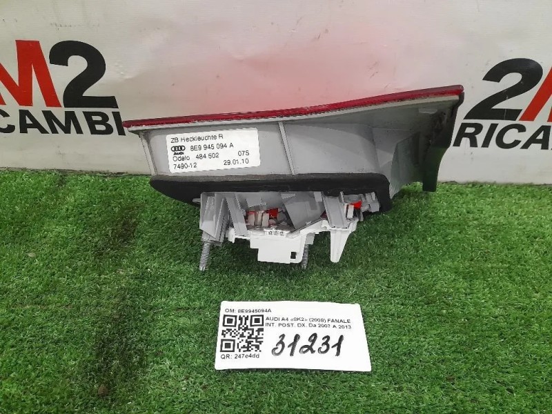 Fanale INT POST DX 8E9945094A Audi A4 8K5 Avant 2008