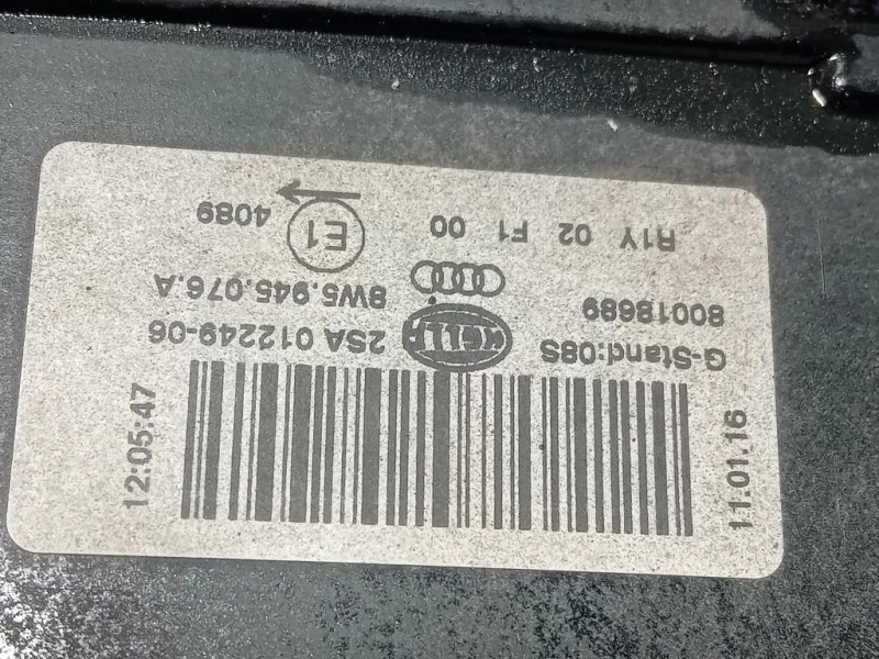 Fanale INT POST DX 8W5945076A Audi A4 8W2 2015