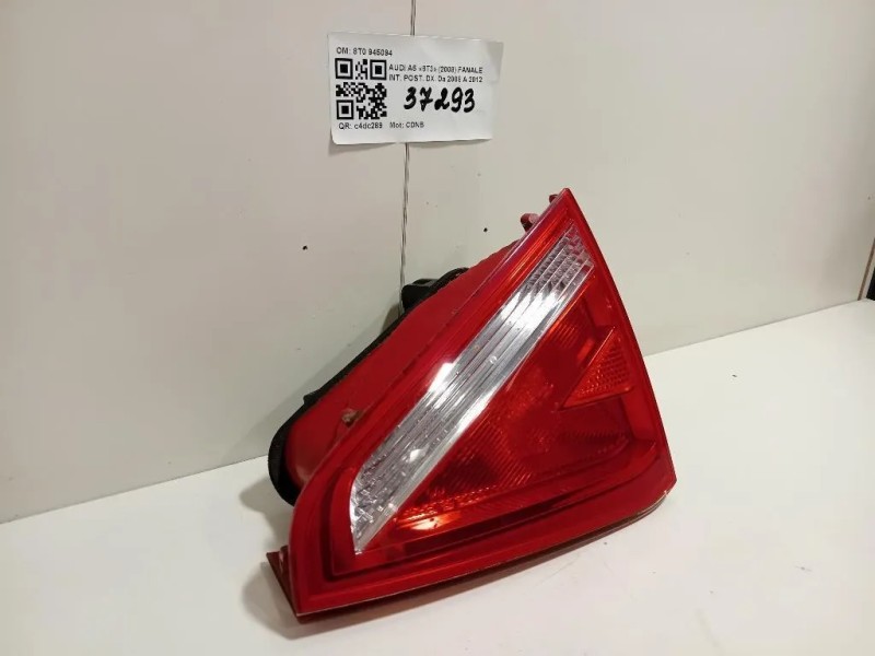 Fanale INT POST DX 8T0 945094 Audi A5 8T3 2008