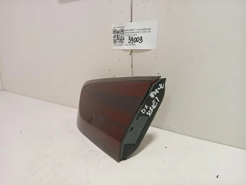 Fanale INT POST DX P03602000 Bmw Serie 1 F20 Berlina 2012