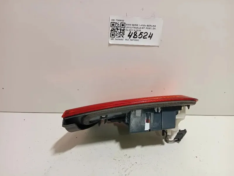 Fanale INT POST DX 7359020 Bmw Serie 1 F20 Berlina 2012