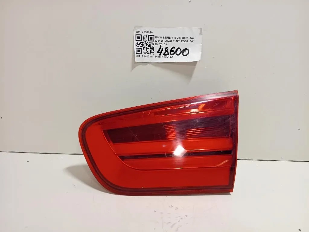 Fanale INT POST DX 7359020 Bmw Serie 1 F20 Berlina 2015