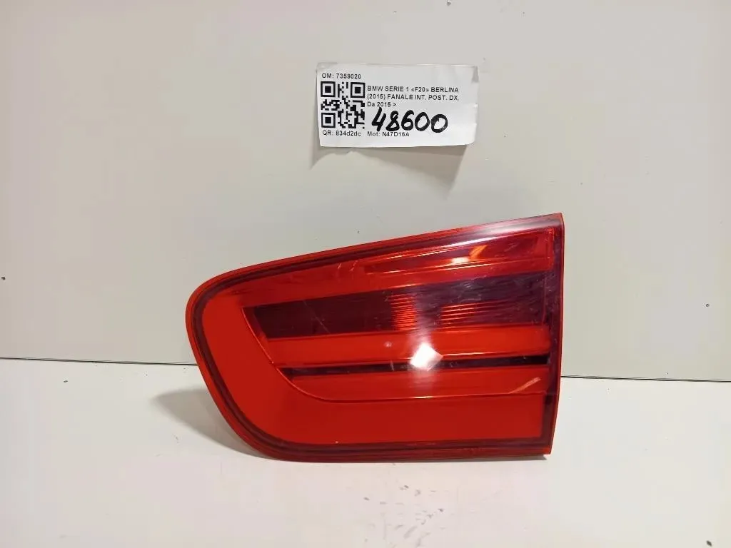Fanale INT POST DX 7359020 Bmw Serie 1 F20 Berlina 2015