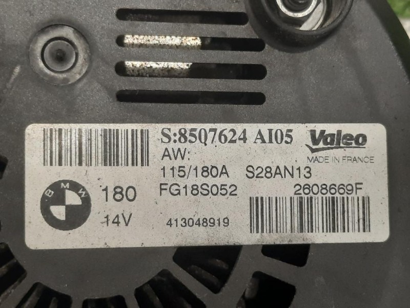 Alternatore 2608669F Bmw Serie 5 F10 Berlina 2012