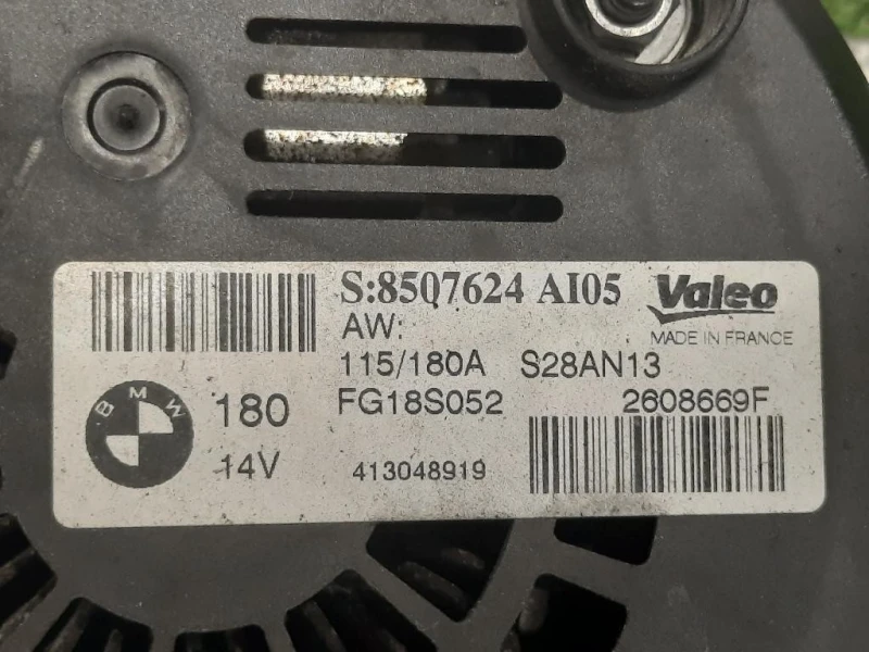 Alternatore 2608669F Bmw Serie 5 F10 Berlina 2012