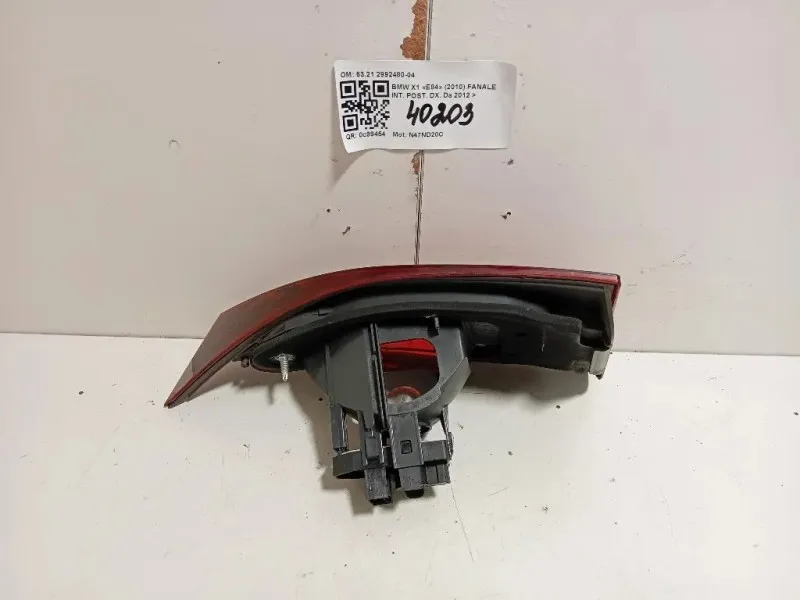 Fanale INT POST DX 6321 2992480-04 Bmw X1 E84 2010
