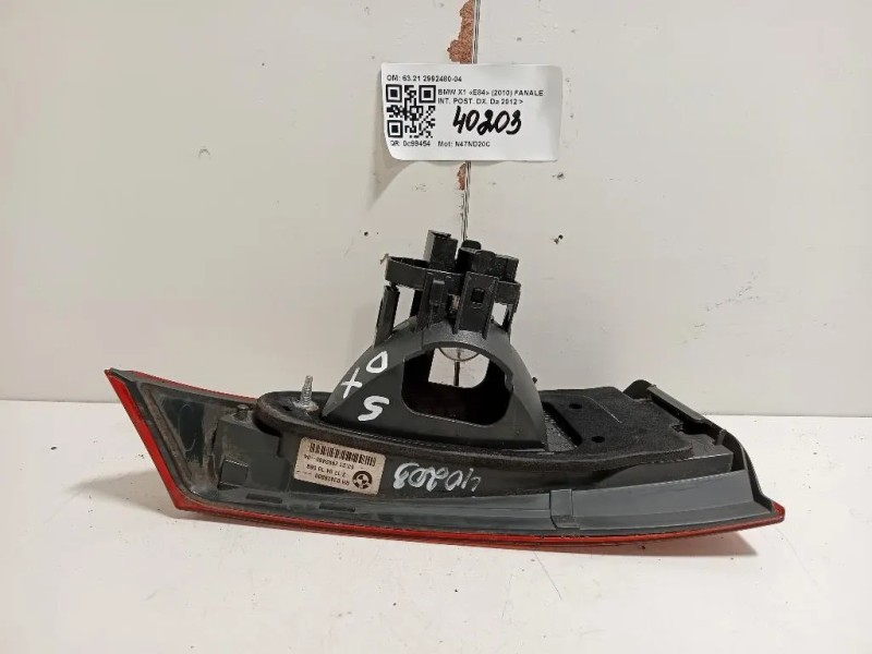 Fanale INT POST DX 6321 2992480-04 Bmw X1 E84 2010