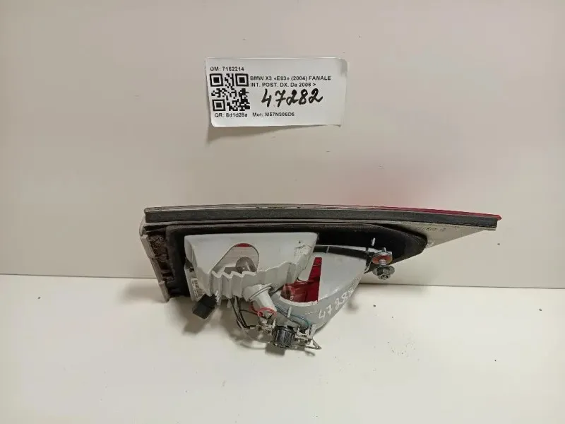 Fanale INT POST DX 7162214 Bmw X3 E83 2004