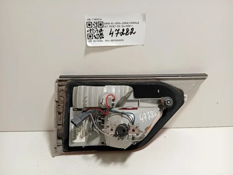 Fanale INT POST DX 7162214 Bmw X3 E83 2004